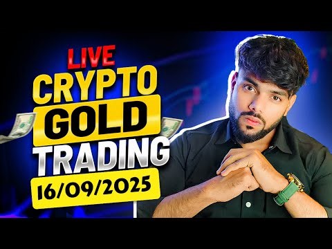 Live Trading on Bitcoin | Gold |Scalp with BSP Concept | #Live #btc #Gold #16 Sep-2025
