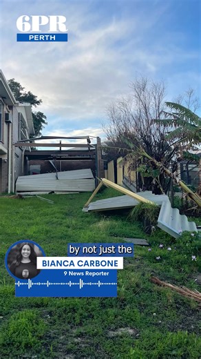A freak tornado has hit Perth, causing widespread damage including roofs ripped off houses in City Beach. Hear the report from the scene: https://brnw.ch/21wUnpo | 6PR Breakfast with Millsy and Karl