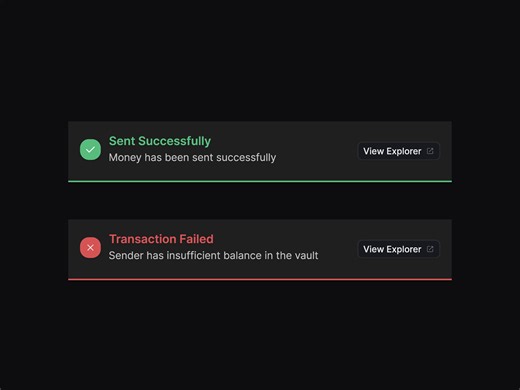 Toast Notification UI