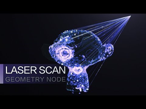 Blender - Laser Scanning Effects in Geometry Nodes - (Motion Graphics) [J_Mograph]