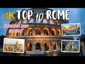 Top 10 Things to Do in ROME (2025 Travel Guide in 4K) | Hidden Gems & Must-See Spots