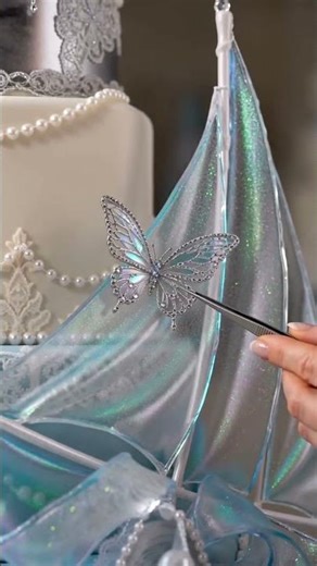 Easy Cake Decor Idea #tastemadeworld #trending #cake #purplecake #cakedesign #cakedecorating #kake