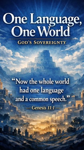 One Language, One World – God’s Sovereignty #bibleverse