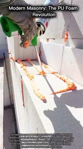 Modern Masonry: The PU Foam Revolution