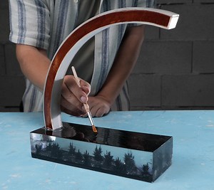 DIY night lamps from epoxy #giftideas #Christmaspresents | 5-Minute Crafts Men