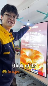 2.6K reactions · 482 shares | Ultra thin light box! Check in bio #lcsign #leightbox #sinage #business #foryou | Guangzhou LC Sign Co., Ltd | Facebook