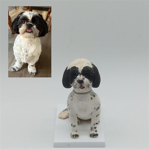 Custom Pet Bobblehead – Personalized Handcrafted Dog Figurine – Unique Pet Sculpture - Etsy