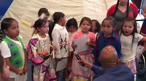 1.1K views · 126 reactions | The Lakota immersion students singing an elders’ honoring song for Uŋči Darlene, a staff member at the daycare who is recovering from a stroke she suffered two months ago.  | The Beautiful Pine Ridge Reservation | Facebook