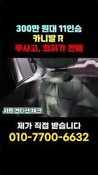 "300만원대 11인승" 무사고 카니발R 그랜드GLX 최고급형 금액으로 고민안되게 전국 최저가로 준비 했습니다 #카니발중고 #11인승카니발 #SUV중고차 #중고SUV #싼중고차