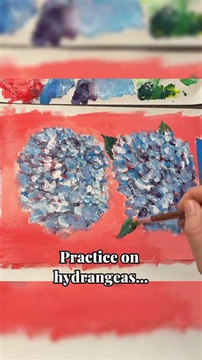 Inside My Beginner Floral Painting Course ✨ #acrylicpainting #paintingtips #artshorts #artthatheals