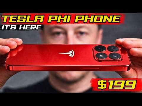 IT'S HERE! Tesla Pi Phone 2026! $199 leak + Starlink Direct + Grade 5 Ti + 6000mAh + 2000 cycles