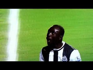 Drogba 's reaction after papis cisses goal