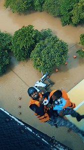 A Bell-212 helicopter rescued 3 displaced individuals in Poonchikulam and safely evacuated them to secure locations. #slafrescue #humanitarianmission #floodreliefsl #savinglives #Bell212 #DisasterResponse #Poonchikulam #slafinaction #beyondthecallofduty | Sri Lanka Air Force