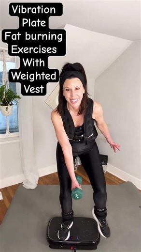 Vibration Plate Fat Burning Exercises #vibrationplateworkout #vibrationplateexercises #weightedvest