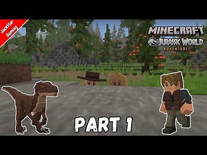 Minecraft x Jurassic World Adventures - Gameplay Walkthrough Part 1 FULL GAME(4K 60FPS)No Commentary