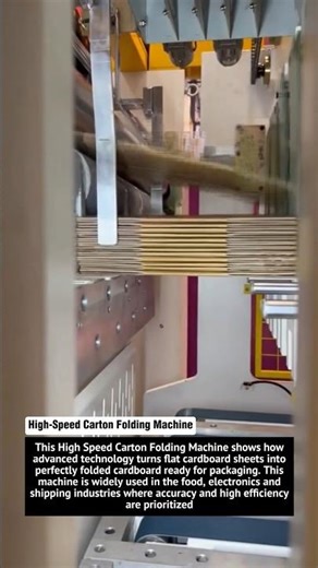High-Speed Carton Folding Machine | Amazing Packaging Automation Process 2025