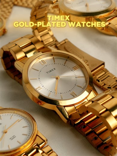 Timex Gold-Plated Watches at Unbeatable Prices