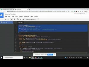 Google Sheets: Create a Custom Menu