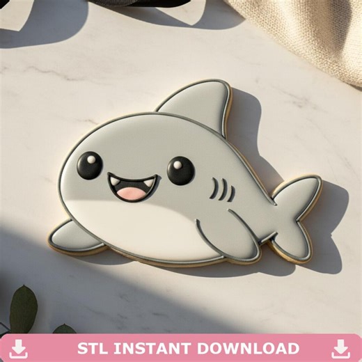Shark Cookie Cutter STL File, 3D Printable, 11 Sizes, Digital Download - Etsy