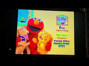 Sesame street elmo's world pets 2006 dvd menu walk-through