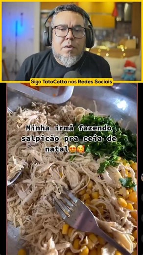 Tato Cotta on Instagram: "SALPICÃO COM UVA PASSAS"