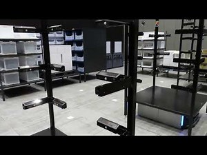 「SHARP Tech-Day’24」で展示されたシャープの「SQAロボットストレージシステム」