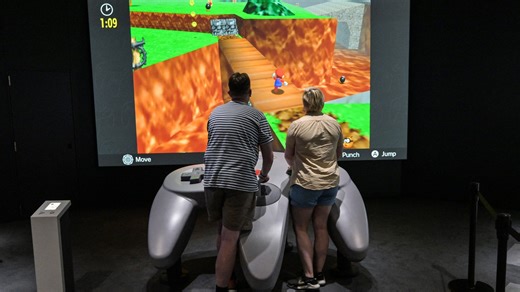 Inside Nintendo's new museum with super-sized controller and classic games