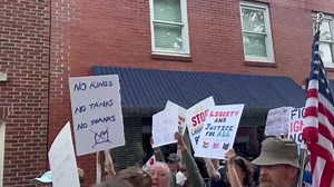 No Kings: Watch as people in Fayetteville march downtown as part of nationwide protests