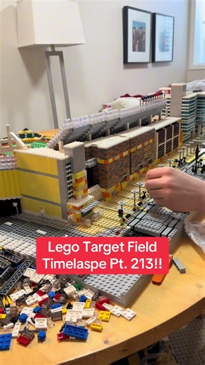 Lego Target Field Timelapse Part 213: A Stunning Build