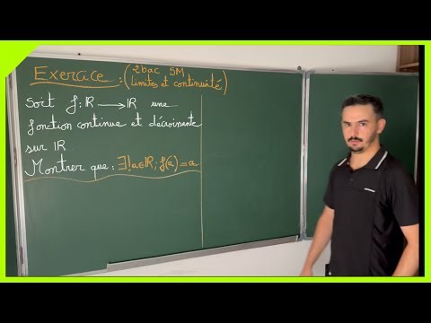 Exercice sur limites et continuité 2bac SM