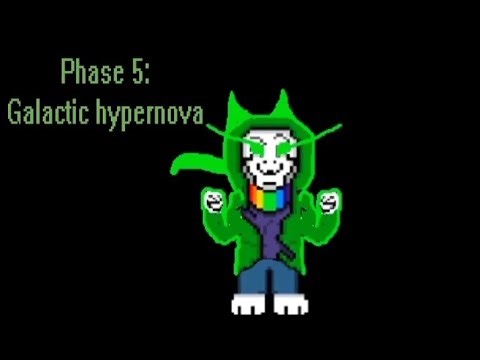 Storyshift Hopeless Asriel - Galactic Hypernova (Hardmode Phase 5) Official music video soundtrack