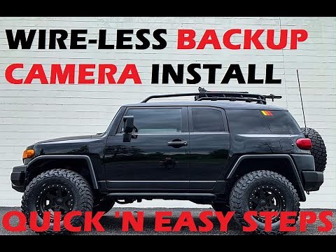 Wireless Backup Camera Installation FJ Cruiser (or any) | Easy steps | AUTO VOX| Toyota FJ Cruiser |