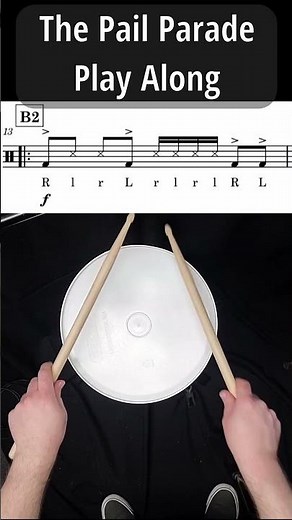 Play Along: The Pail Parade | 120 BPM | Beginner Bucket Drumming