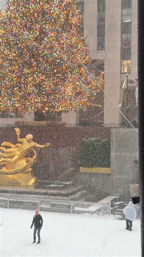 StrollingTheCity on Instagram: "First snowfall in NYC 2025 - Full video on my YouTube channel"