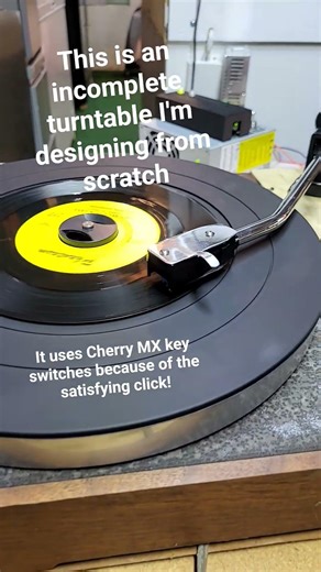 My Turntable Uses Cherry MX Key Switches