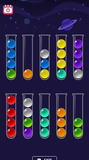 This Ball Sort Puzzle Looks Easy 😳 But No One Can Solve It! #shorts