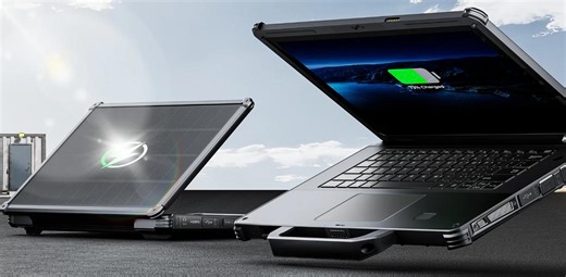 充電切れにはさせない、太陽光パネル搭載のノートPC