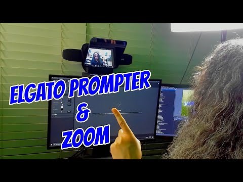 Elgato Prompter + Zoom: Finally, Real Eye Contact in Meetings!