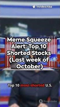 Top Shorted Stocks (October Update)