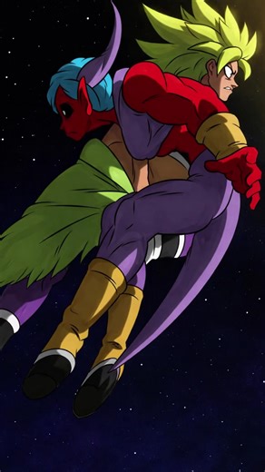 Broly vs Demon Bulma in Dragon Ball's Darkest Universe
