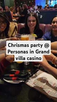 Christmas party at Personas in Grand villa casino 2025 #christmas #party #foodreview
