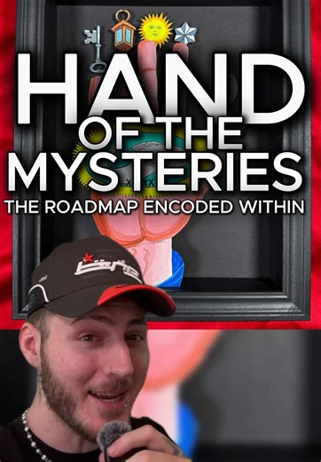 the secret symbol encoding the hidden roadmap to illumination ✋🏼🕯️ #esoteric #occult #symbolism #hiddenknowledge #ancientwisdom