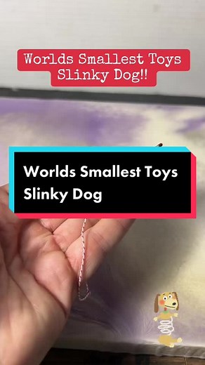 World's Smallest Slinky Dog Toy - Miniature Fun