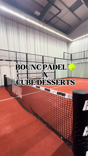 Bounc x Cube Desserts @Cube Desserts #padel #desserts #manchester #padelvideos #cubedesserts