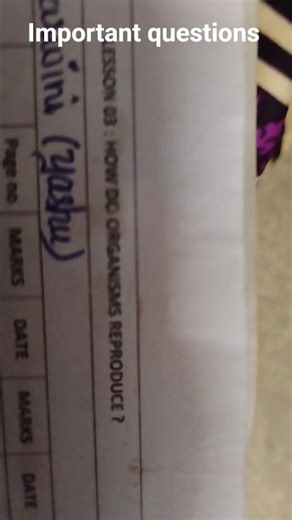 biology important questions in how do organisms reproduce? for 10 class students