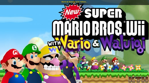 Wario & Waluigi over Yellow/Blue Toad Mod for New Super Mario Bros. Wii | NSMBW Mods
