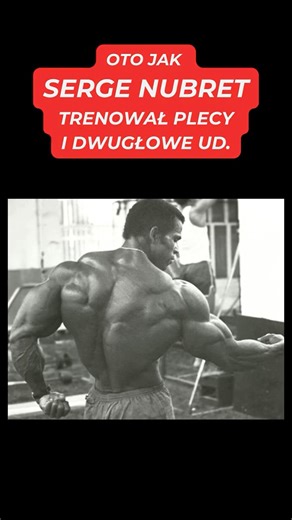 Serge Nubret's UNUSUAL back workout #motivation #mrolympia #aesthetic