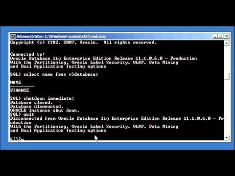 Oracle DBA Justin - How to drop/delete an Oracle database