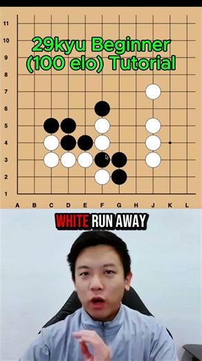 Learn Go Through Puzzles | Beginner 29kyu (100 Elo) #1