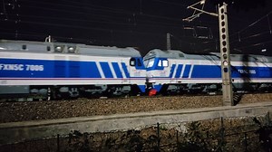 虽迟但到-电力26621回送金温新车FXN5C7006+7005到达乔司